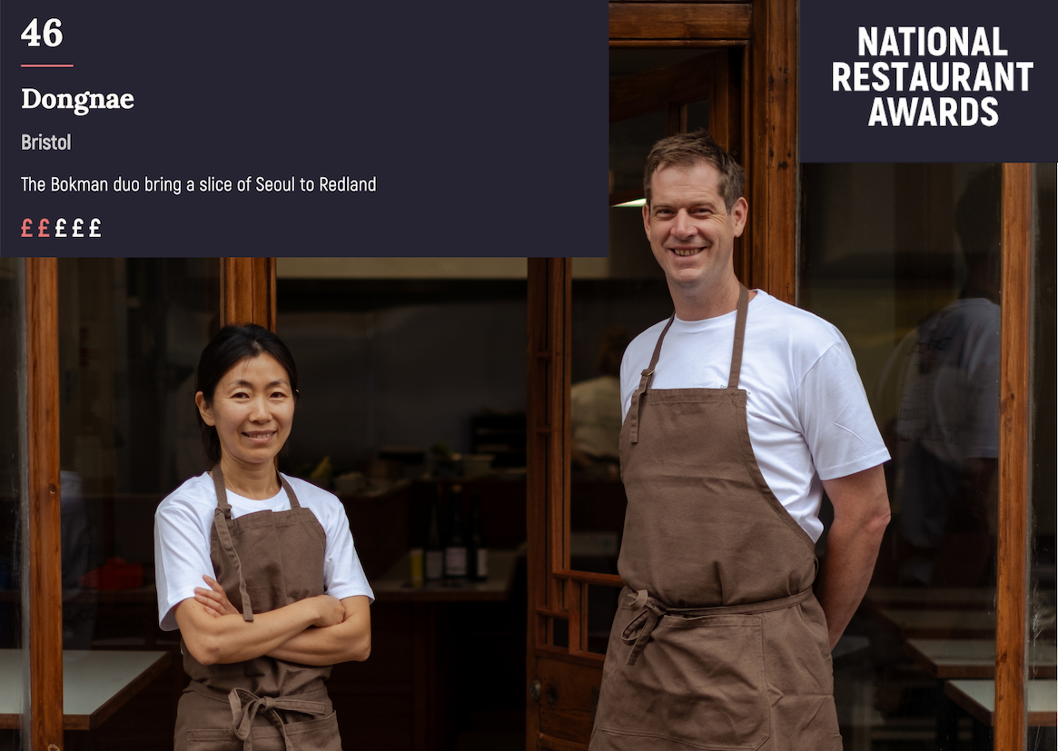 National restaurant awards